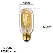 Retro Vintage Edison Bulb E27 40w 220v Ampoule Vintage Bulb Edison Lamp Filament Incandescent Light Bulb Led Retro Lamp Decor