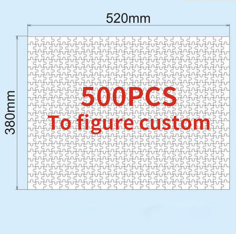 500/1000pcs Photo Custom Wooden Personalized Jigsaw Puzzle