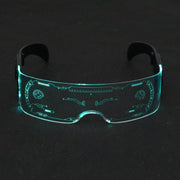 LED luminescent glasses for men and women  futuristic technology