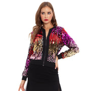 Sequin Bomber Jacket