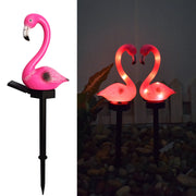 LED Solar Flamingo Desert Garden Light