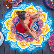 Colourful Mandala Beach Towel