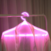 LED Neon Clothes Hanger Rack