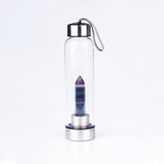 Natural Crystal Quartz Crystal Gemstone Water Bottle