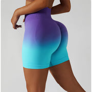 Gradient Seamless Yoga Shorts