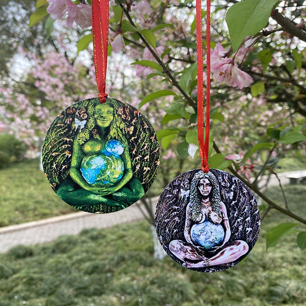 Mother Earth Plant Pendant Decor