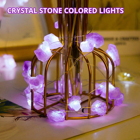 Natural Pink Amethyst Lights