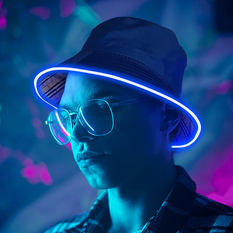 LED Sun Bucket Hat