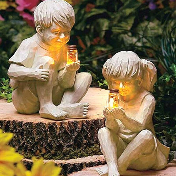 Sharing the Light Garden Statues