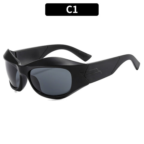 New Futuristic Y2K Sunglasses Punk Hip-Hop Hot Girls Sunglasses For Men And Women