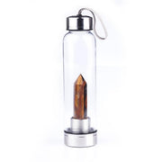 Natural Crystal Quartz Crystal Gemstone Water Bottle