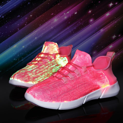 Unisex Fiber Optic Nebula Shoes