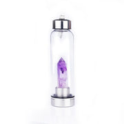 Natural Crystal Quartz Crystal Gemstone Water Bottle