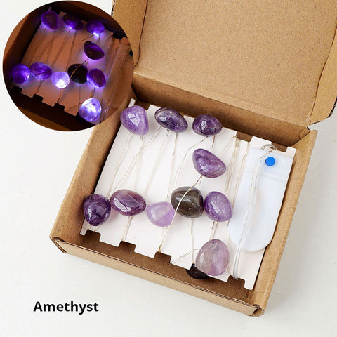 Natural Pink Amethyst Lights