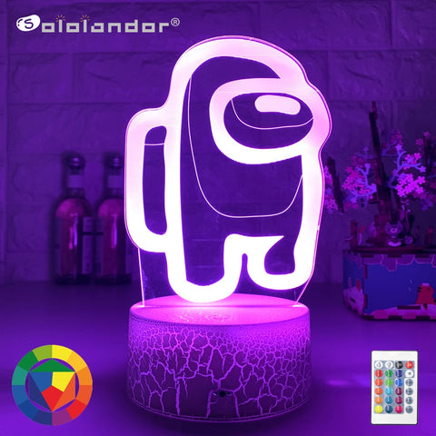 LOGO 3D Illusion Desktop Lamp