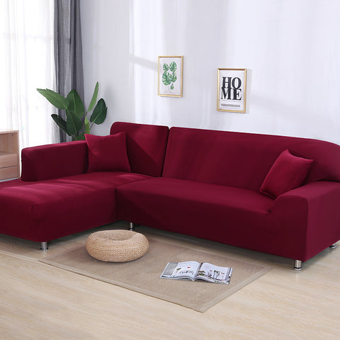 Elastic Sofa Cover L-Shaped