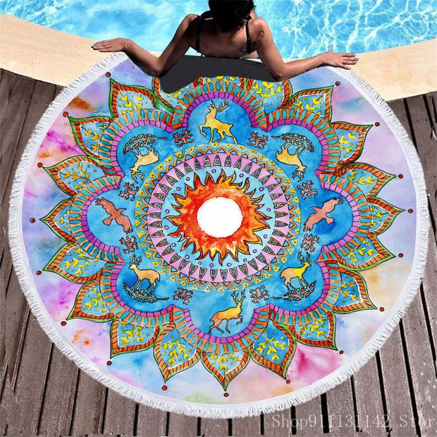 Chakra Beach Towel