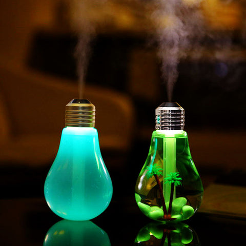 LED Ultrasonic Bulb - Humidifier & Oil Diffuser