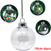 DIY Seasonal Transparent Ball 6pcs 6/8/10CM