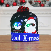 Luminous Xmas Knitted LED Hat