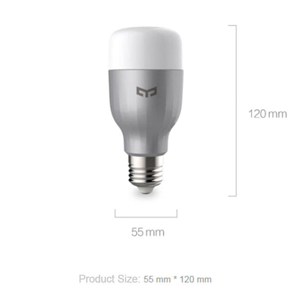 Xiaomi Mijia Yeelight Intelligent LED Bulb WIFI Light 8W Colourful Lamp