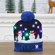 Luminous Xmas Knitted LED Hat