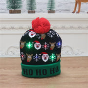 Luminous Xmas Knitted LED Hat