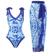 New you One Piece Bikini & Skirt