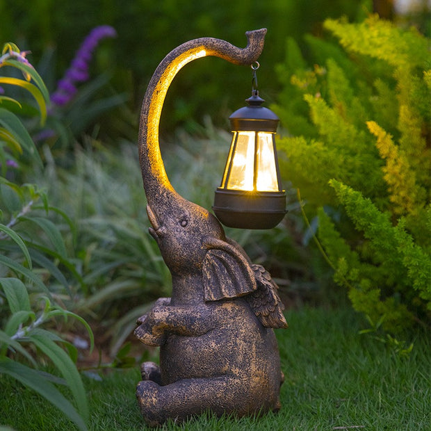 Elephant Solar Light