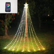 LED Garden Waterfall Tree Lights