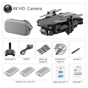 Pocket Drone 4k Foldable Quadcopter