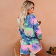 Tie Dye Colorful Print 2 Piece Set