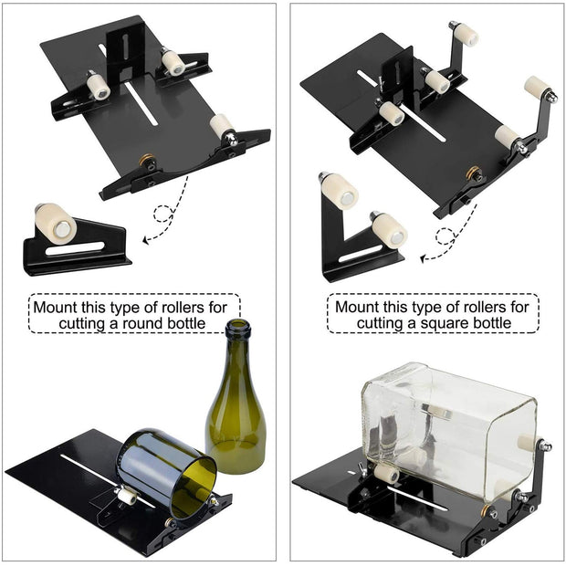 DIY Glass Bottle Cutter Square & Round