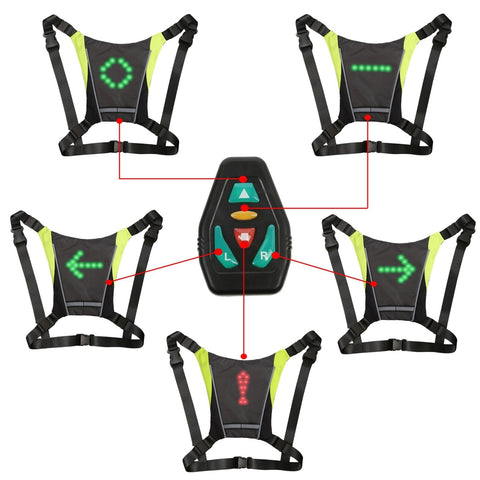 Cycling LED Signal Vest