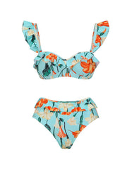 The Orange Bikini 3 piece