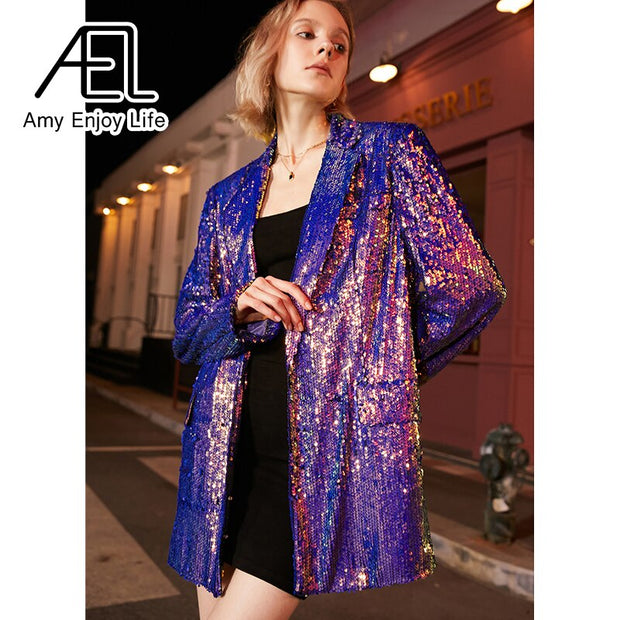 Sequin Blazer Jacket