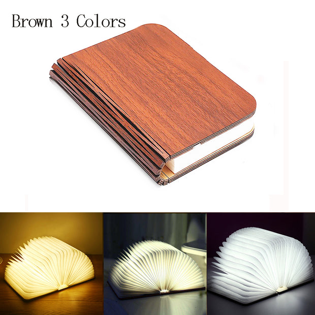 Wooden Book Light