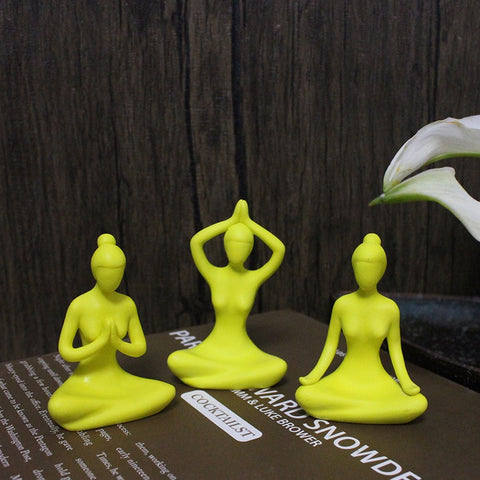 Resin Yoga Set