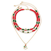 Christmas Beaded Choker