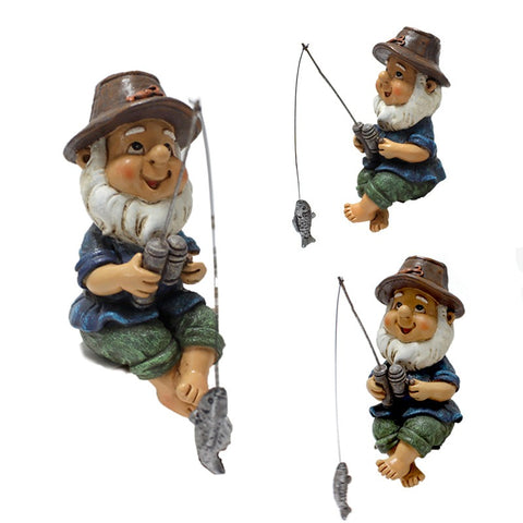 Fishing Papa Garden Statue