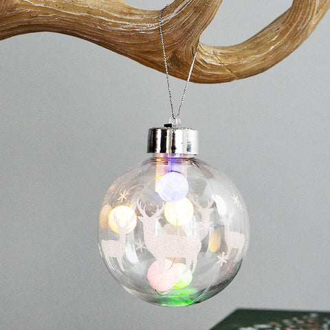 Colourful LED Transparent Ball Lights: Christmas Edition