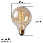 Retro Vintage Edison Bulb E27 40w 220v Ampoule Vintage Bulb Edison Lamp Filament Incandescent Light Bulb Led Retro Lamp Decor