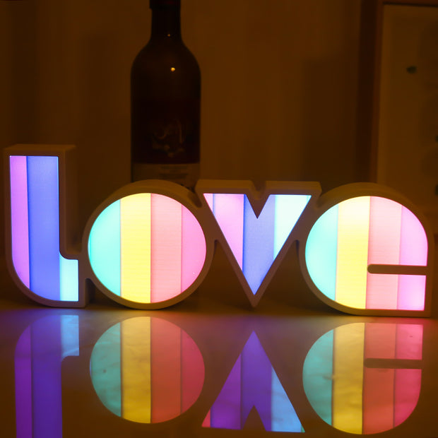 LED Love Letters Light Box