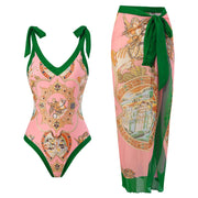 New you One Piece Bikini & Skirt