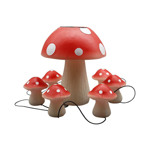 Solar Mushroom LED Garden Lights