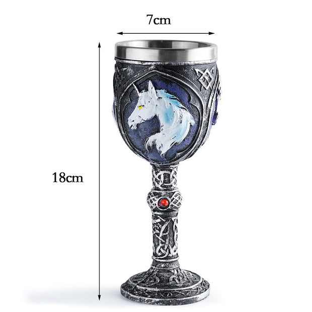 Unicorn Resin Wine glass