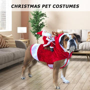 Riding Santa Dog Jacket