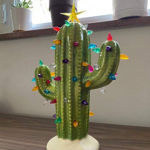 New Cactus Resin Decoration Led