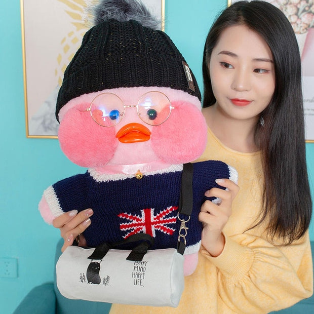 50CM Kawaii LaLafanfan Cafe Duck Plush Toy