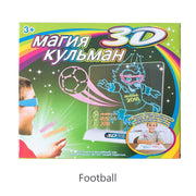 Magic Light Up LED 3D Drawing Tablet